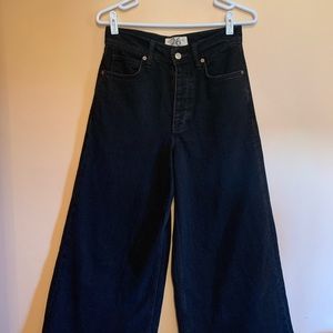 Wide leg, flare jeans